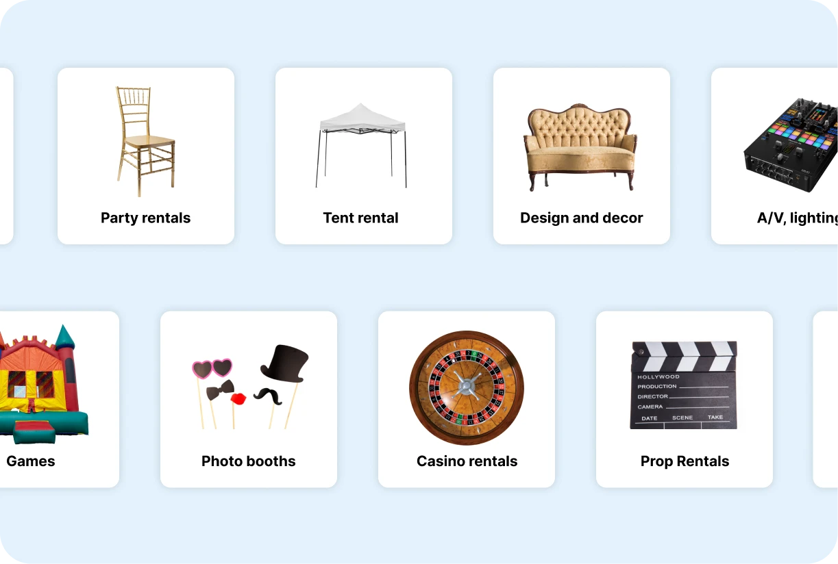 types-of-event-rental-companies