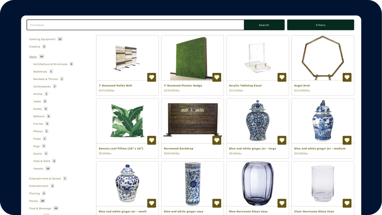 event-inventory-website